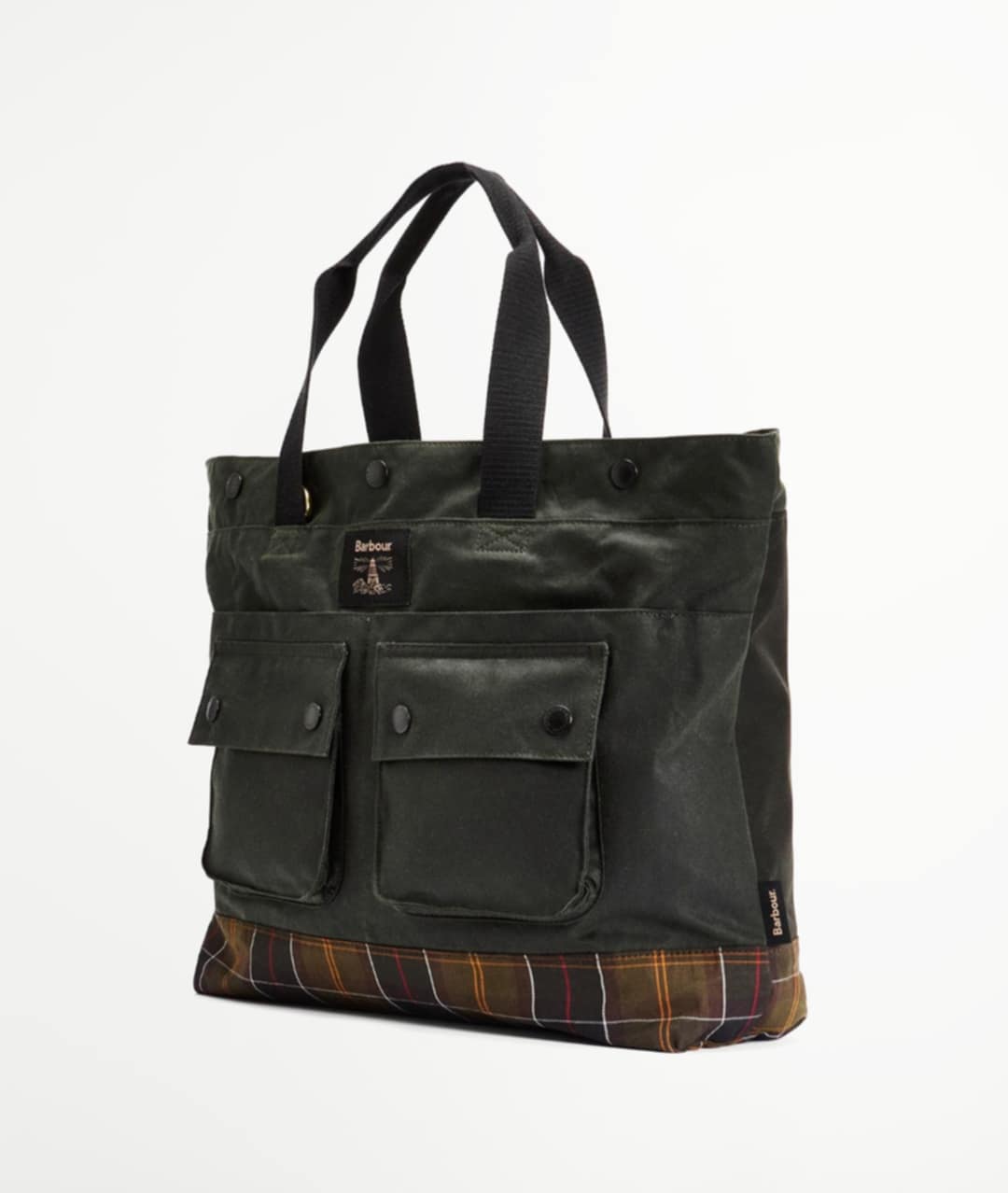 BARBOUR FIELD WAX TOTE BAG