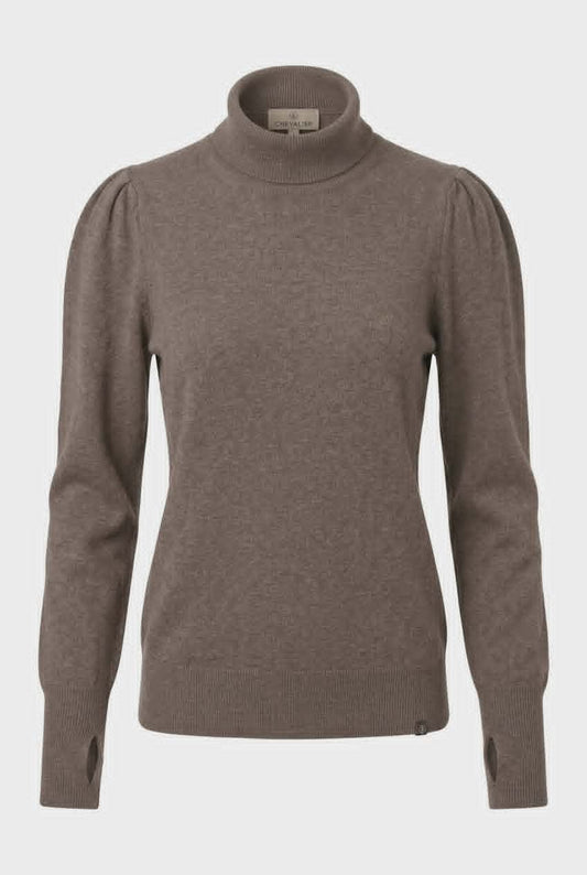 Chevalier roll neck met poefmouwen