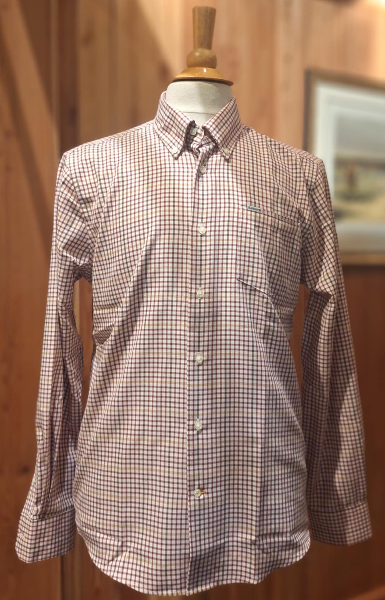 BARBOUR HENDERSON REGULAR THERMO WEAVE CHECKED SHIRT