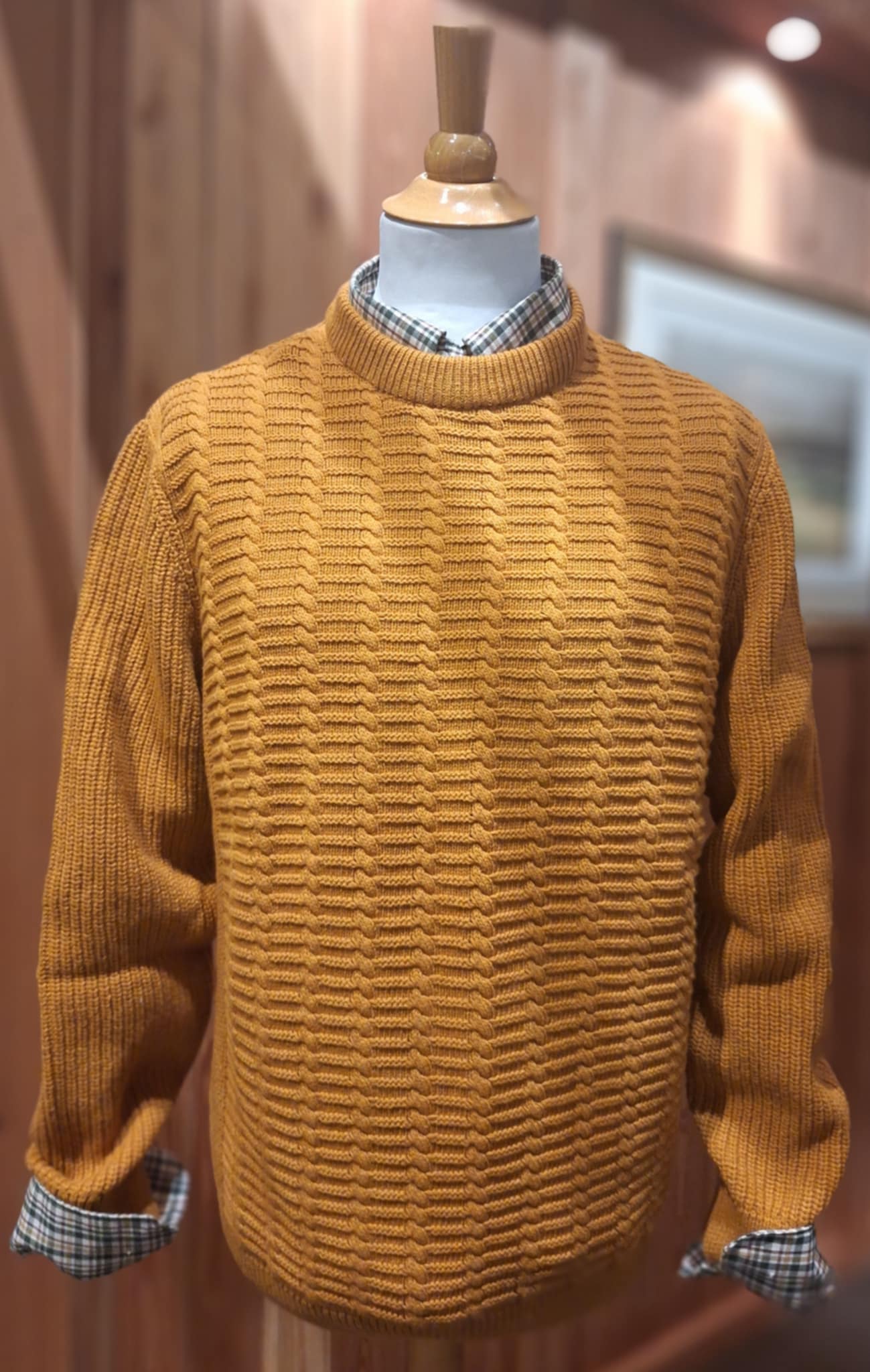 BARBOUR CLEVELAND CREW NECK SWEATER