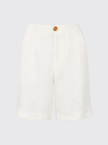 Maryland Dames Linnen Shorts - Wit