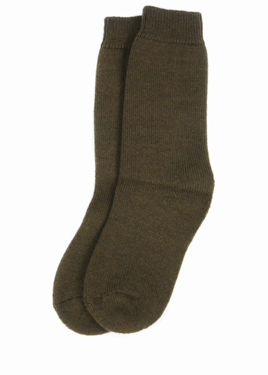 BARBOUR WELLINGTON CALF SOCKS