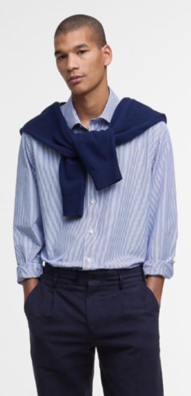 BARBOUR GRAHAM STRIPED TAILORED SHIRT