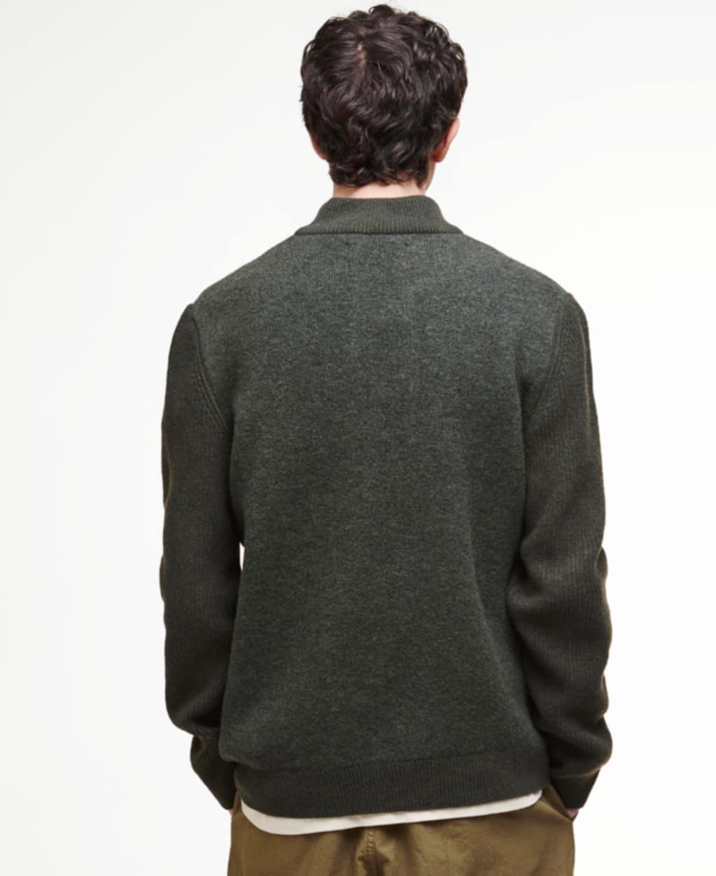 BARBOUR MILBURN HALF ZIP KNITTED JUMPER