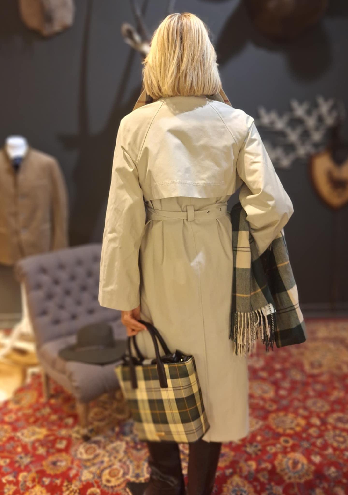 BARBOUR ROBYN TRENCH SHOWERPROOF