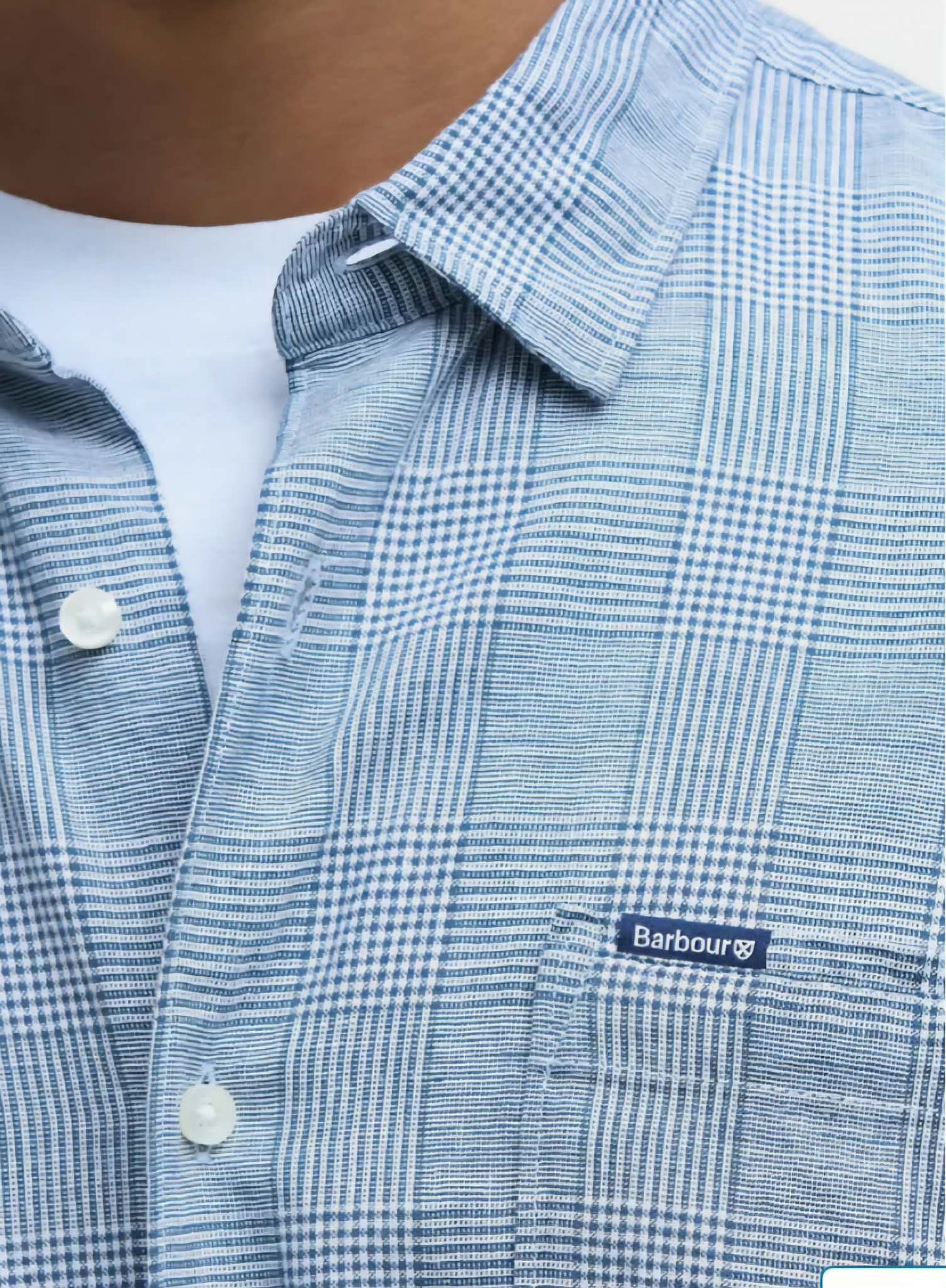 BARBOUR HEMD MARWOOD (korte mouw)